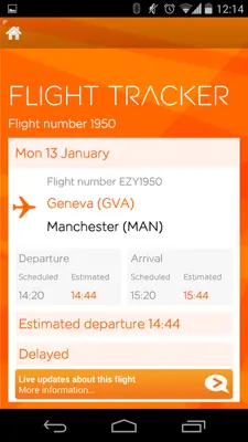 easyJet android App screenshot 0